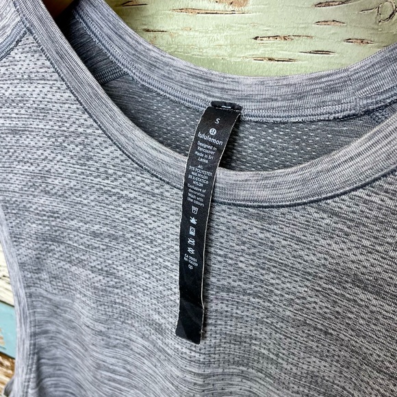 Men's Lululemon Metal Vent Tech Muscle Tank Top Shirt Size Small Slate Gray - Picture 2 of 7